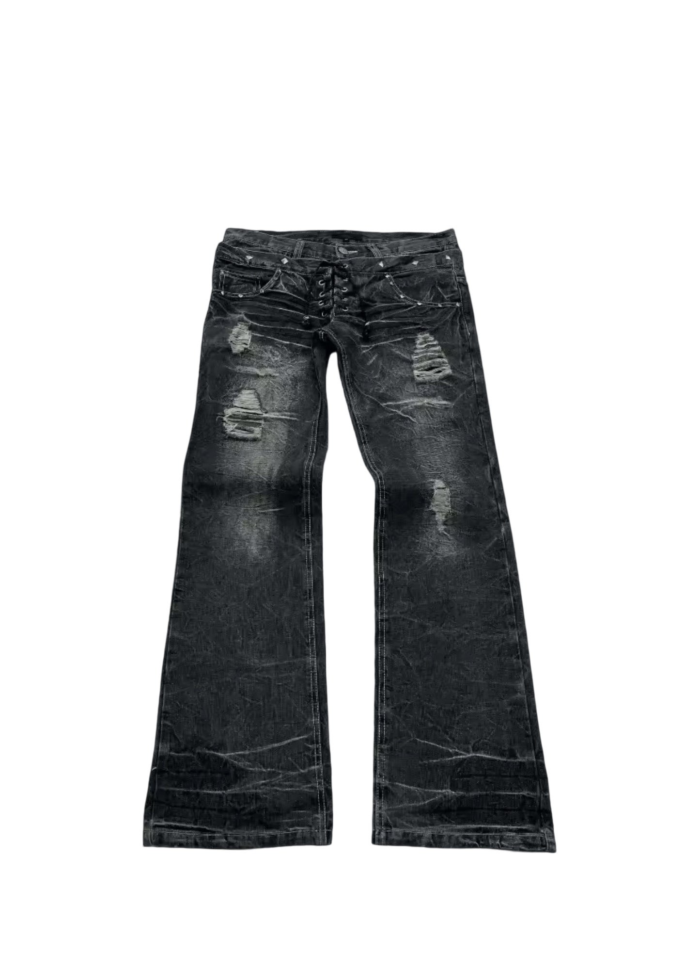 ‘STRXSSED’ Flared Jeans