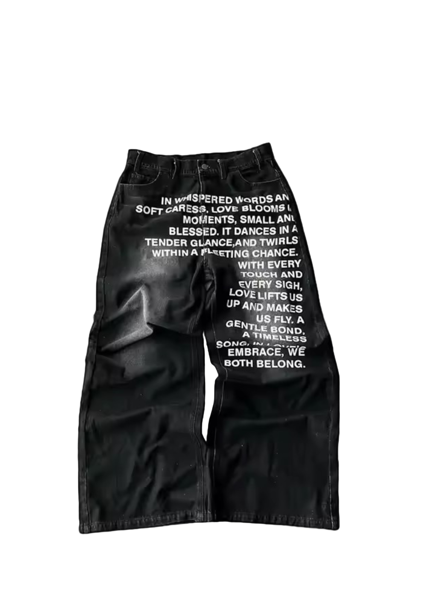 ‘POEM’ Baggy Jeans