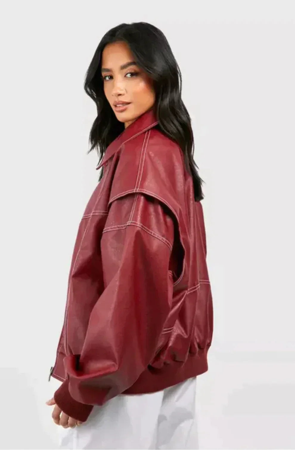 Bomber jacket effetto pelle “Viral”