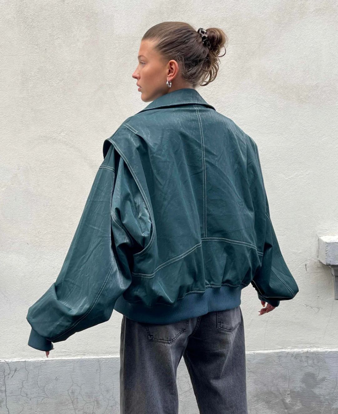 Bomber jacket effetto pelle “Viral”